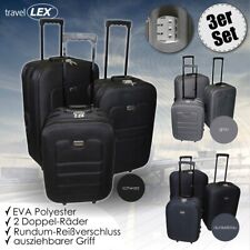 LEX 3tlg. EVA Reisekoffer Set Trolley Reisetasche Reisegepäck Koffer Farbauswahl
