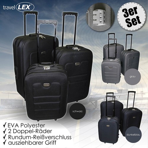 Lex 3tlg eva - reisekoffer, set
