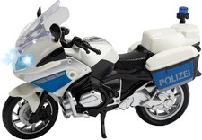 POLIZEI MOTORRAD mit Licht und Sound 1:20 Polizeimotorrad Modell Spielzeug 85