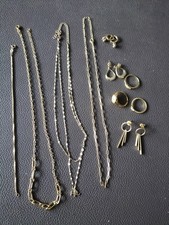 Schmuck Konvolut Silber Vergoldet Schmuckkästchen