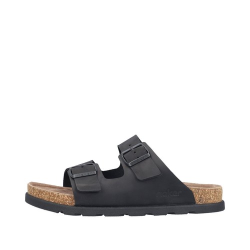 Rieker pantolette schwarz - pantolette,