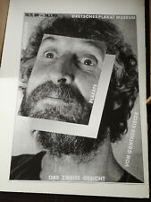 Plakat Günther Kieser Das Zweite Gesicht 1990 München Original  DIN A0 TOP!