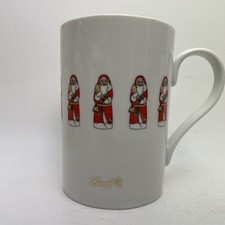 ⭐️Lindt Weihnachtsmann, Kaffeebecher /Kaffeetasse Tasse 10,5 cm Gerade Form NEU