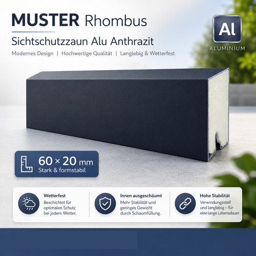 Muster rhombus sichtschutzzaun - muster,