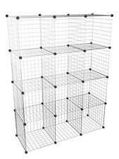 Drahtwürfel Regal 12 Fächer