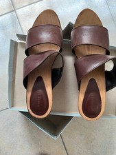 Elegante Clogs, Holzclogs mit