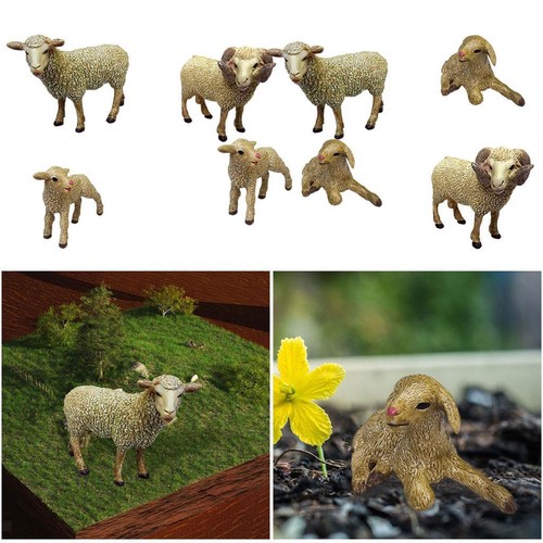 Lebensechte schafe tierfiguren - schafe,
