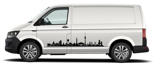 Skyline aufkleber silhouette - skyline, aufkleber/silhouette