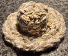 Topflappen Omnia Hütchen Rocktrail gehäkelt Handarbeit Camping Ofen Herd #2