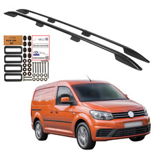 Dachreling für VW Caddy Maxi Lang 2003–2020 – Dachgepäckträger Aluminium 2 Stück