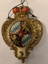 Bayerisches Wappen aus Wachs