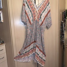 🌟 Hippie Sommerkleid Tiefer