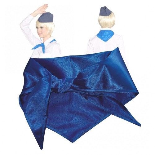 Halstuch blau 100 cm - blau, 30