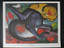 zwei Katzen ( Franz Marc )