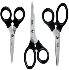 LEITZ Scheren-Set rund schwarz