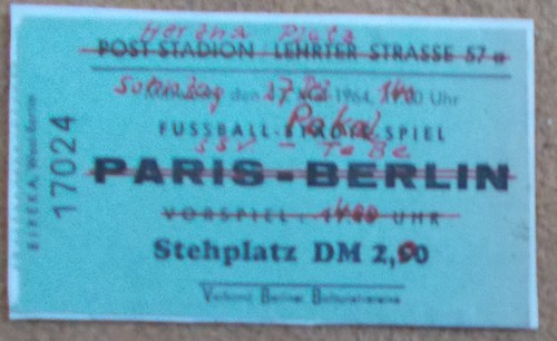 Eintritskarte hertha platz - eintritskarte,