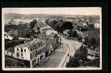 Bad Bramstedt, Gesamtansicht aus der Vogelschau, Ansichtskarte 1930 