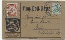 DR: Flug-Post-Karte: Flugpost