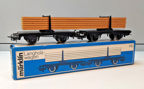 Märklin 4665 langholzwagen - märklin,