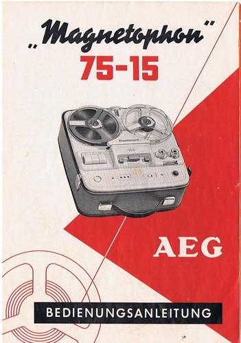 Aeg magnetophon 75 15 - "magnetophon", 75-15
