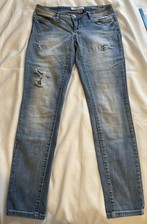 Jeanshose Only Coral Skinny Super Low Hellblau Gr. 30/32