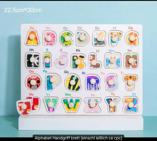 Holzpuzzle alphabet lernspiel - holzpuzzle,