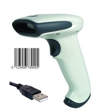 Barcodescanner Honeywell HHP Handeld 3800g weiss USB 1D EAN Code39 Kiosk Handel