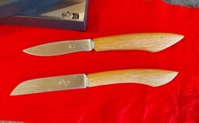 2 x WMF Friodur Klingen Küchenmesser Kneipchen Unikate Griffe Fasseiche Ahrtal