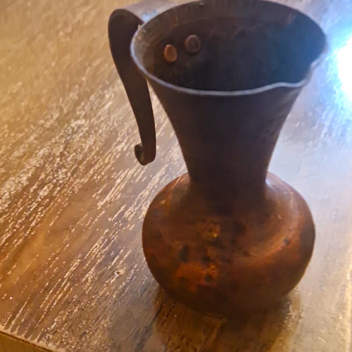 Kupferkanne krug mit - kupferkanne/krug, henkel