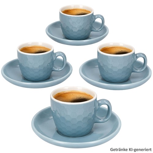 4er set hexa - 4er, espressotassen