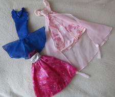 Vintage Ball Kleid  Prinzessin Feen - Kleidung für Barbie Puppen