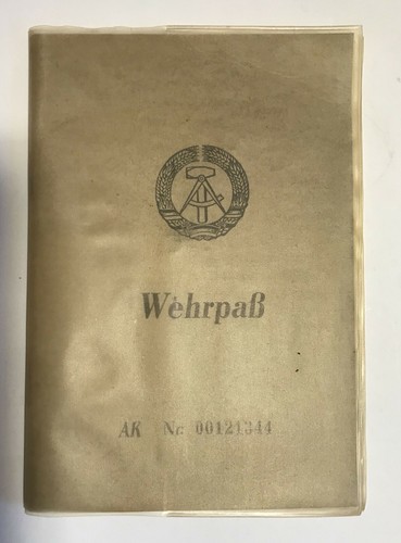 Ddr ausweis wehrpass - ddr:, ausweis: