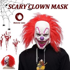 Horror-Clown-Maske mit roten