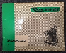 seltenes original Werkstatthandbuch Mobylette Motobecane Mini Moby Mofa Moped
