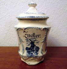 Keramik Zucker Deckeldose