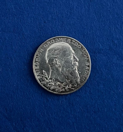 Baden mark 1902 silber - 2, 1902,