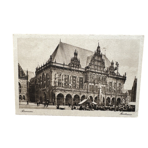 Ansichtskarte postkarte bremen - postkarte,
