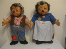 Steiff Mecki  und Micki 50 cm - TOP Zustand mit allen ID's - 350801 und 350306