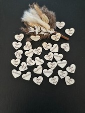 50 Streudeko Holz Herz