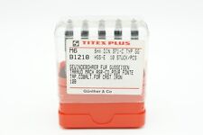 10x Titex Plus M6 6HX HSS-E DIN 371-C Maschinen Gewindebohrer Für Gusseisen