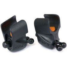 Fox Black Label Adjustable Rod Clip - 2 Rutenclips, Karpfenzubehör, Rutenhalter