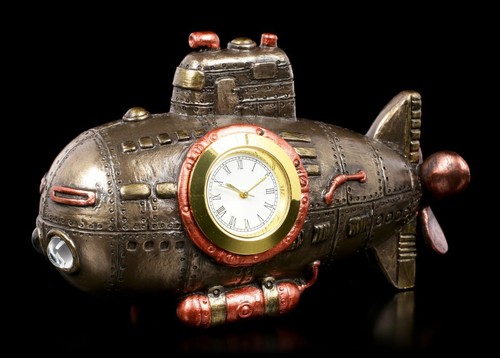 Steampunk tischuhr boot - -, u-boot