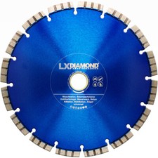 LXDIAMOND Diamant-Trennscheibe 125 - 250mm Stahl-Beton Waschbeton Ziegel Stein