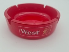 West aschenbecher rot ascher - west,
