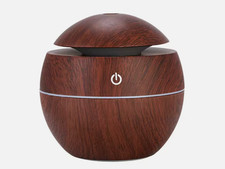 Luftbefeuchter Elektrischer Luft-Aroma-Diffusor Holz Ultraschall-Luftbefeuchter