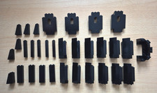 Konglomerat Lego Burg- und Wandelemente - schwarz - gebraucht