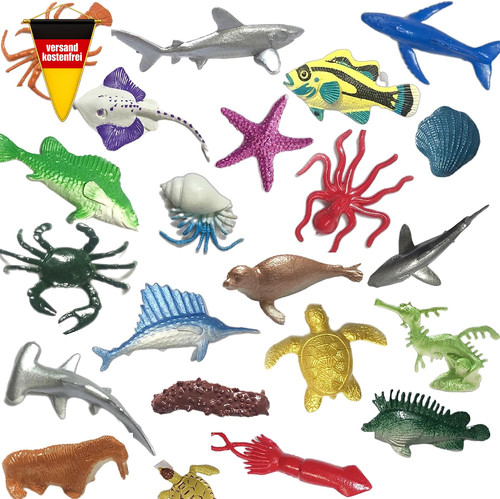 Meerestiere figuren set - meerestiere,