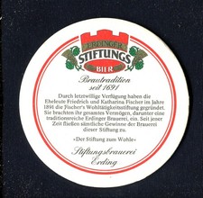 Bierdeckel Stiftungsbrauerei Erding