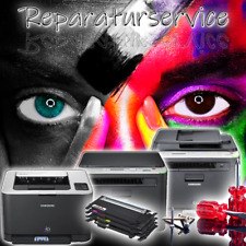 REPARATUR für SAMSUNG CLX-3185FW + 4 Refill-Toner CMYK
