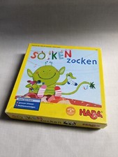 Haba, Socken zocken, Nr.4465, Lern-Spiel, 2-6 Spieler, ab 4 Jahre, Motorik